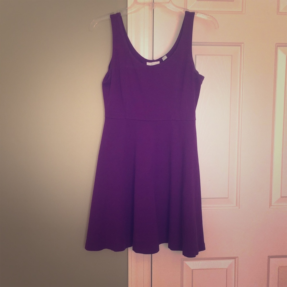 Purple dress, short